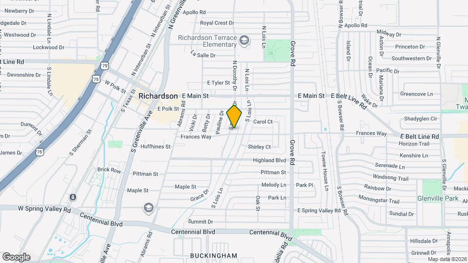 215 S Dorothy Dr Map and Location Details