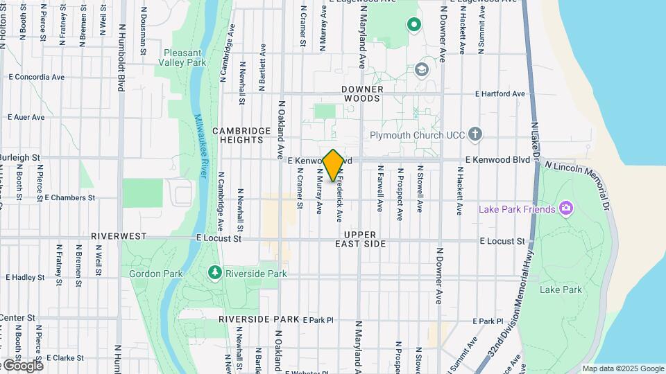 3025 N Frederick Ave, Unit #2 Back Mapa y Detalles de la Ubicación