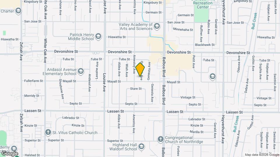 10111 Oak Park Ave Mapa y Detalles de la Ubicación