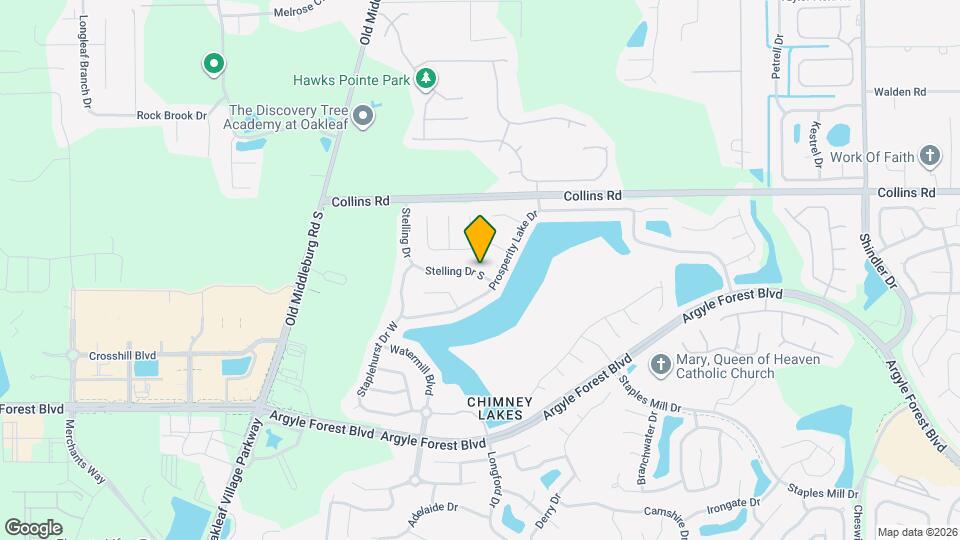 8325 Stelling Dr S Mapa y Detalles de la Ubicación