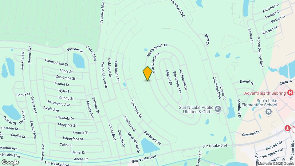 4924 Myrtle Beach Dr Map and Location Details