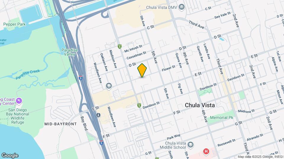 566-568 Flower St Mapa y Detalles de la Ubicación