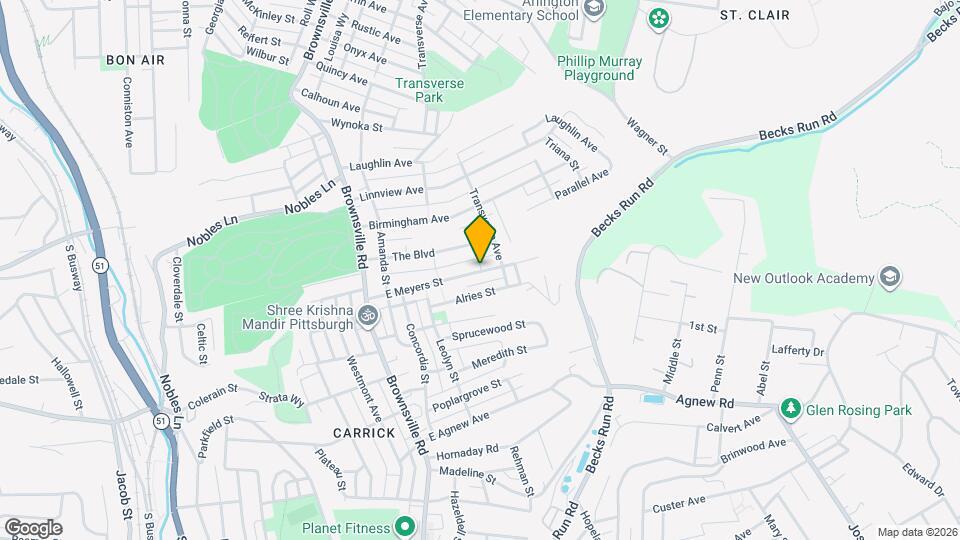 246 E Meyers St Map and Location Details