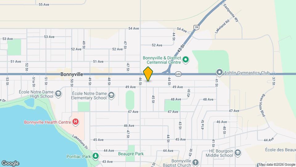 4421-4449 49 Ave Map and Location Details