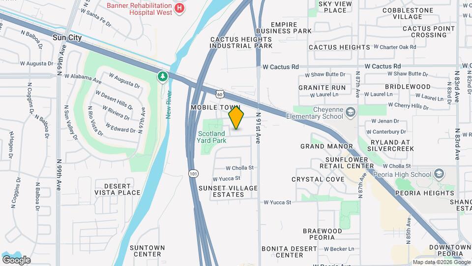 9214 W Cortez Ave, Unit 12D Map and Location Details