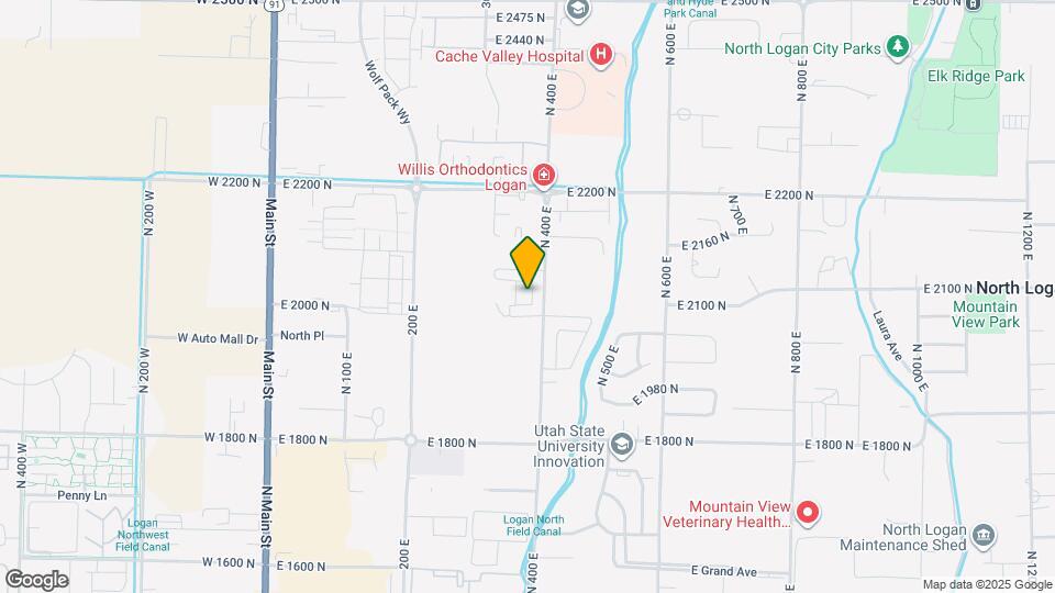 2033 N 380 E Map and Location Details