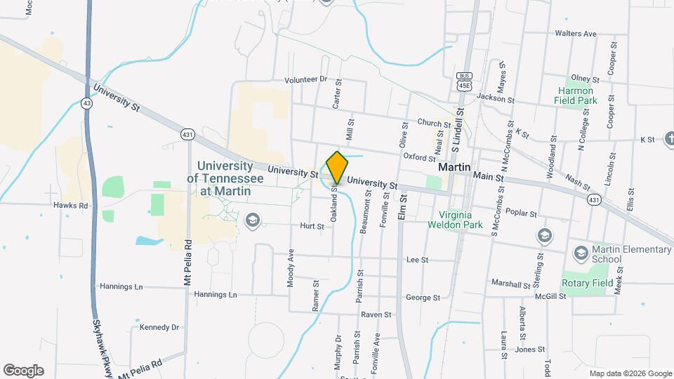 204 Oakland St Map and Location Details