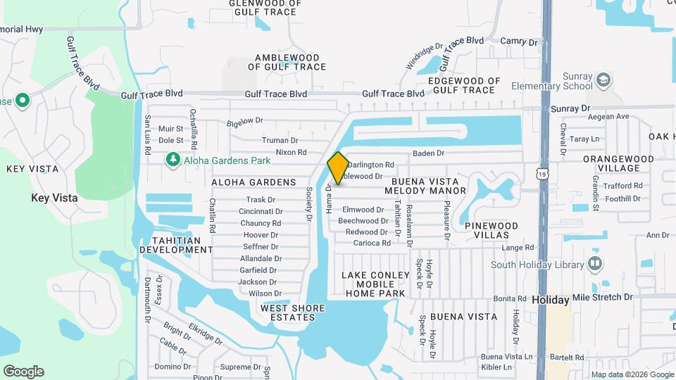 3716 Cedarwood Dr Map and Location Details