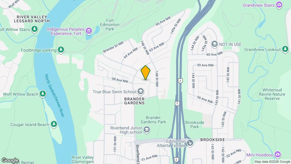 5805 Riverbend Rd NW Map and Location Details
