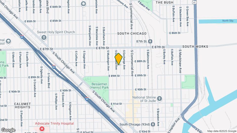 8819 S Escanaba Ave, Unit 2 Map and Location Details