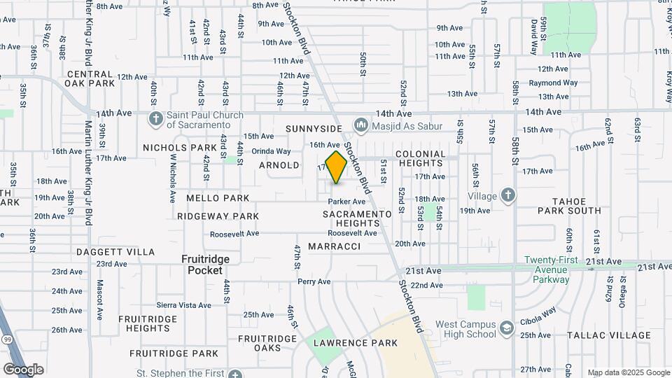 4311 48th St Map and Location Details