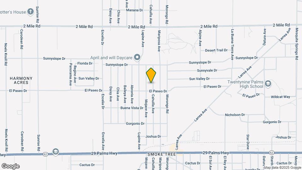 6064 Cahuilla Ave Map and Location Details