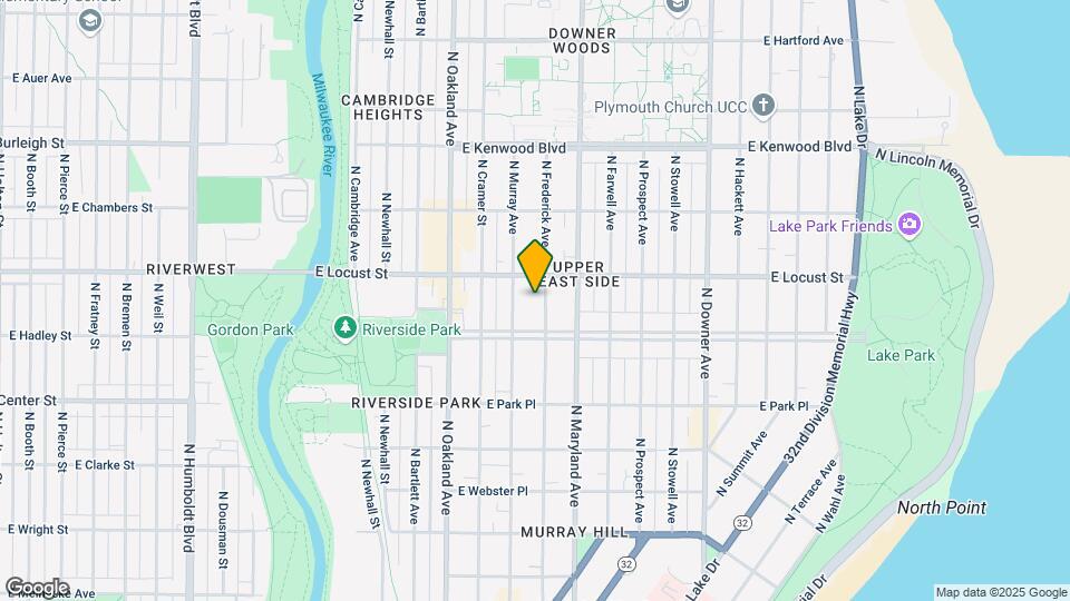 2837 N Frederick Ave Map and Location Details