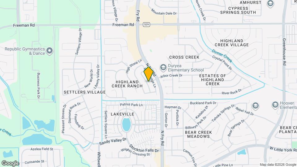 6638 Windy River Ln Mapa y Detalles de la Ubicación