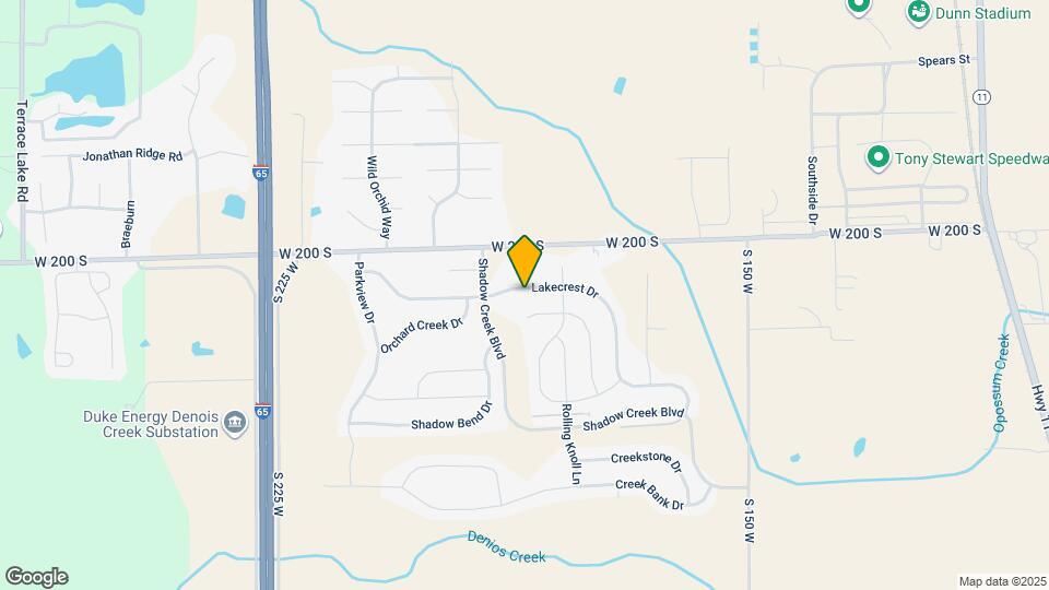 2245 Lakecrest Dr Map and Location Details