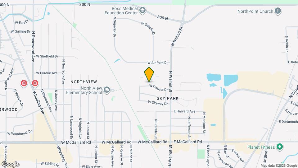 312-314-314 W Charter Dr Map and Location Details