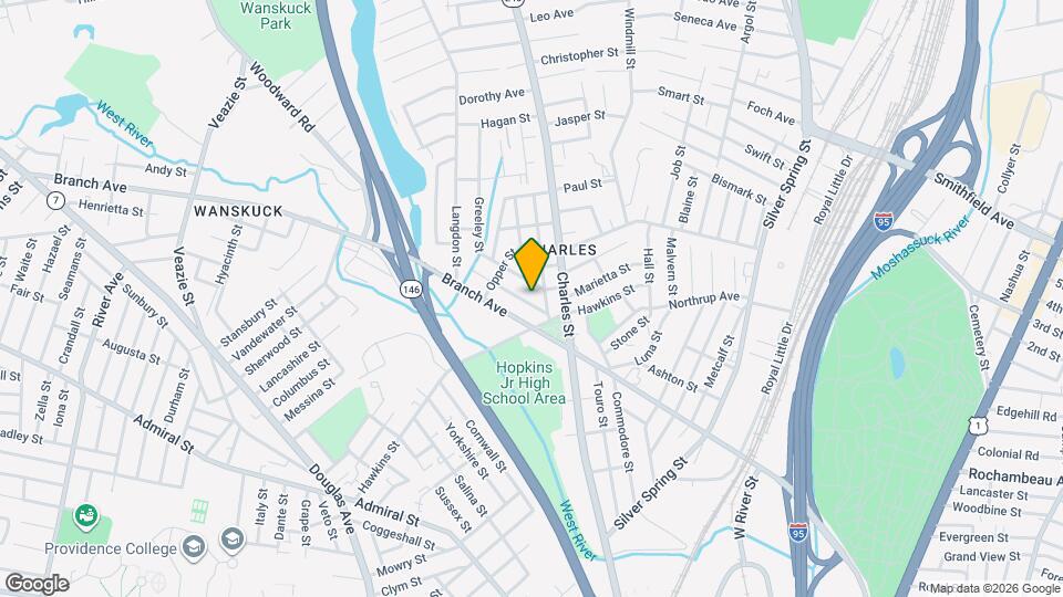 15 Monticello St, Unit B Map and Location Details