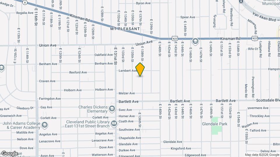 3640 E 138th St Map and Location Details