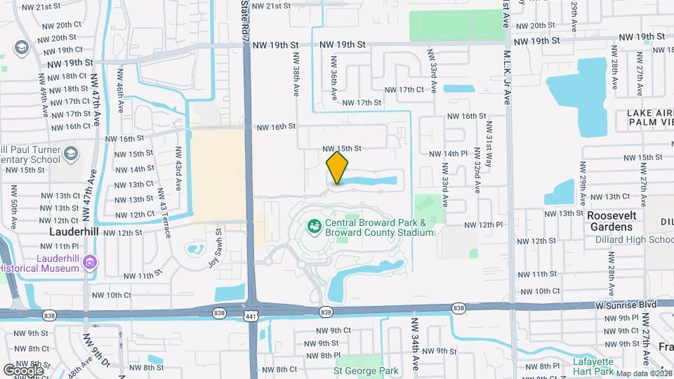 3595 NW 13th St Map and Location Details