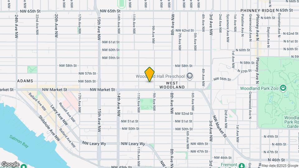 915 NW 56th St, Unit Triplex Map and Location Details