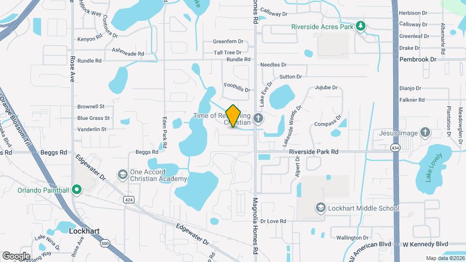 3933 Magnolia Lake Ln Map and Location Details