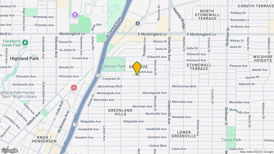 5455 Longview St Map and Location Details