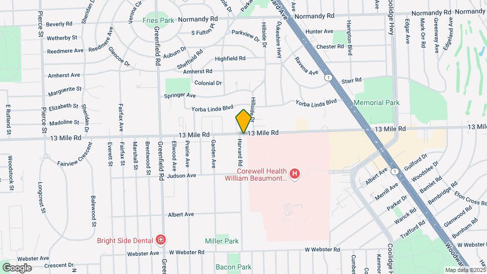 ONE11 RESIDENCES - ROYAL OAK Map and Location Details