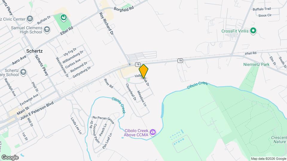 136 Valley Oak Dr Map and Location Details