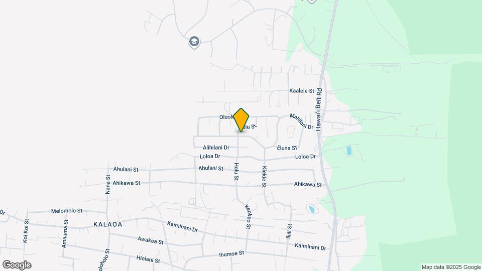 73-1117 Mahilani Dr, Unit 2 Bedroom 1 Bath Map and Location Details