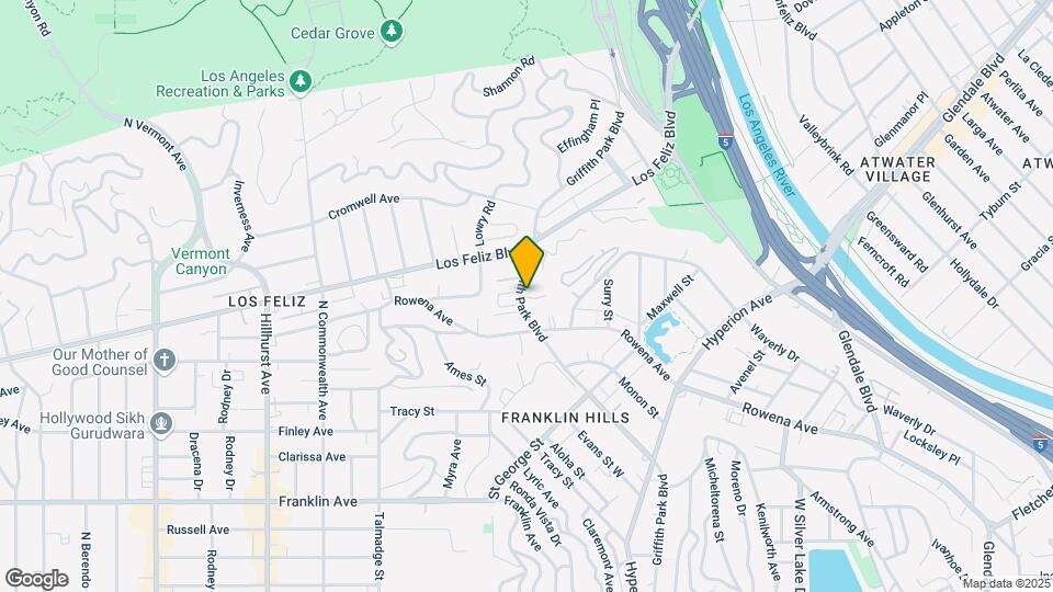 3236-3238 Griffith Park Blvd Map and Location Details