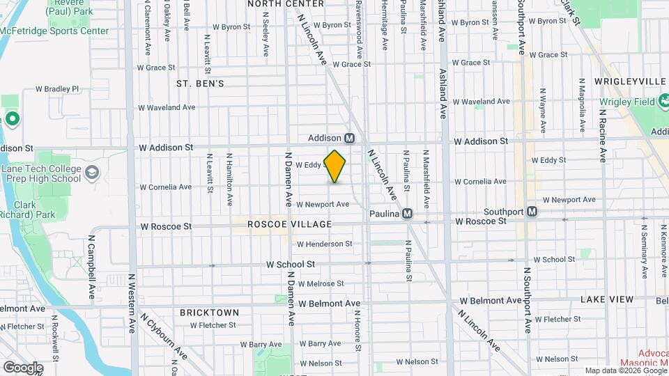 1847 W Cornelia Ave, Unit 1849-1 Map and Location Details