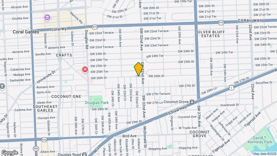 2615 SW 32nd Ct Map and Location Details