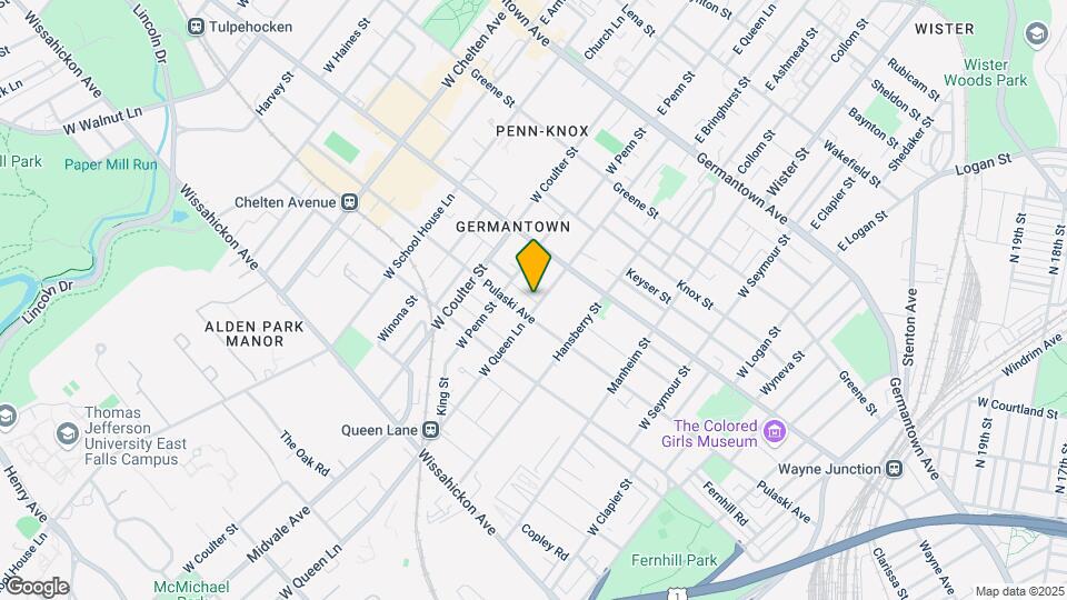 241-43 W Queen Ln, Unit 1F Map and Location Details