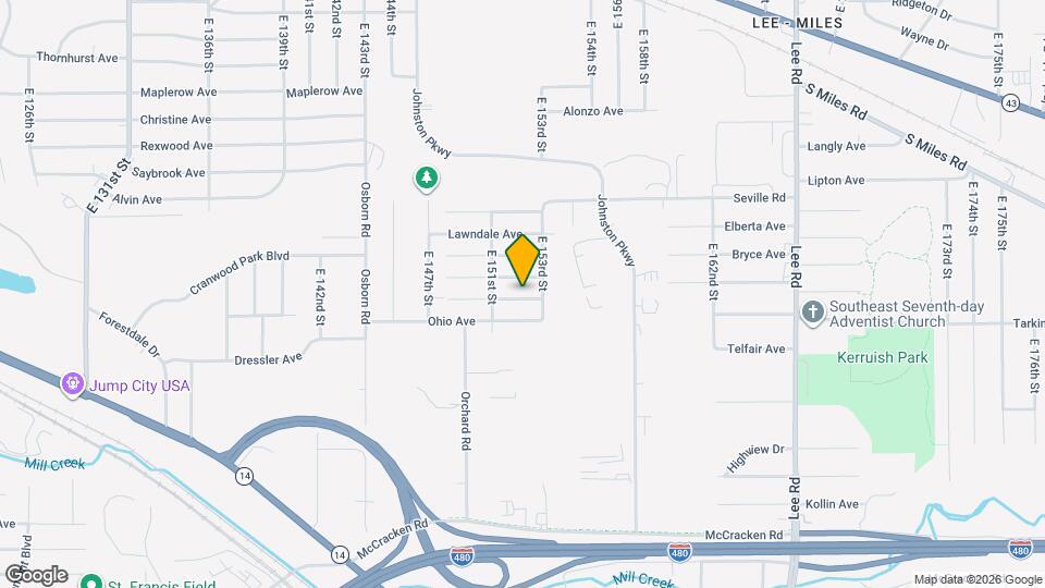 15205 Lincoln Ave Map and Location Details