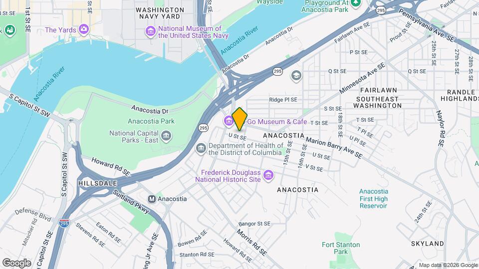 1238 U St SE Map and Location Details