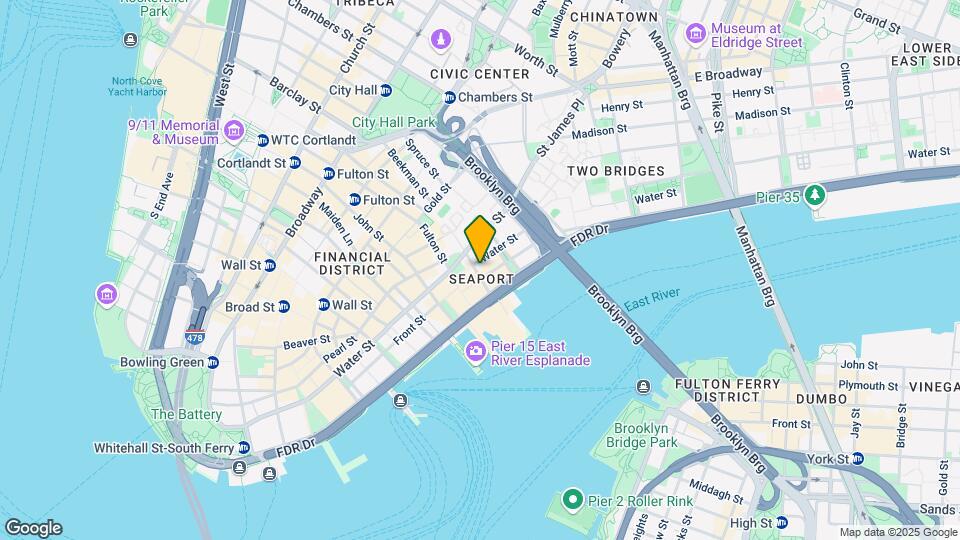 136-138 Beekman St Mapa y Detalles de la Ubicación