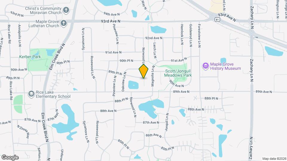 8395 Norwood Ln N Map and Location Details