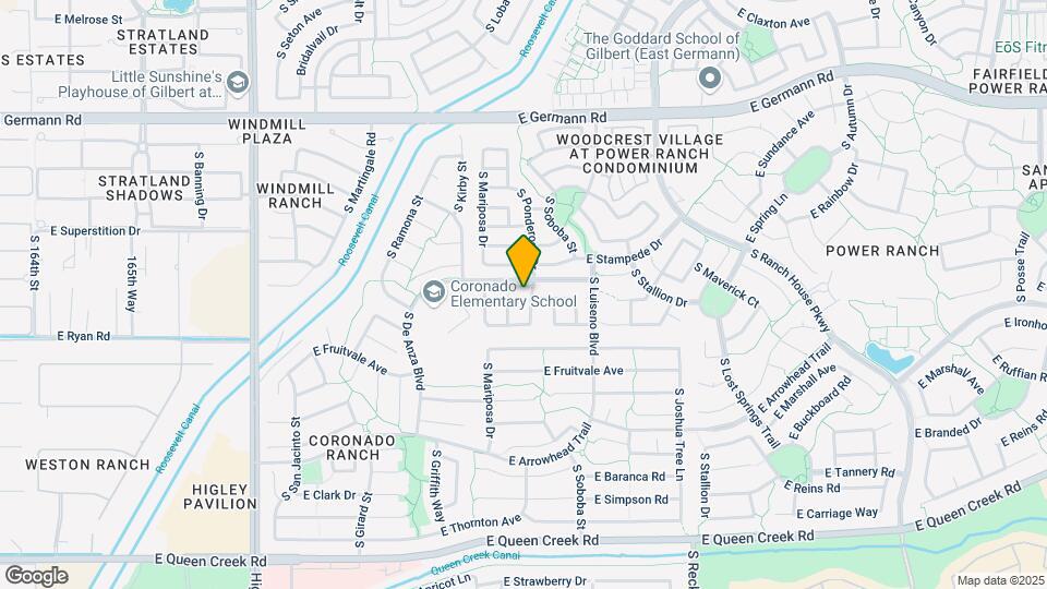 4332 S Ponderosa Dr Map and Location Details