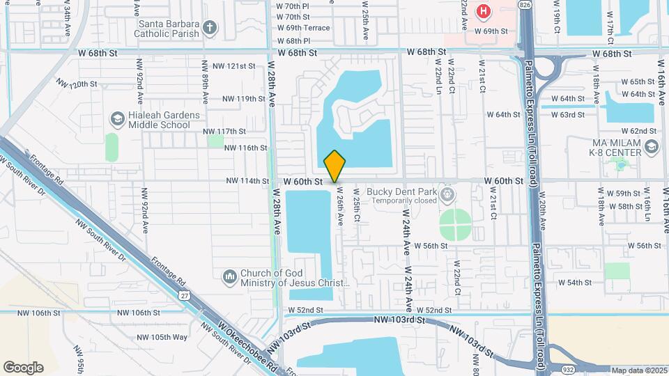 5942 W 26th Ave Map and Location Details