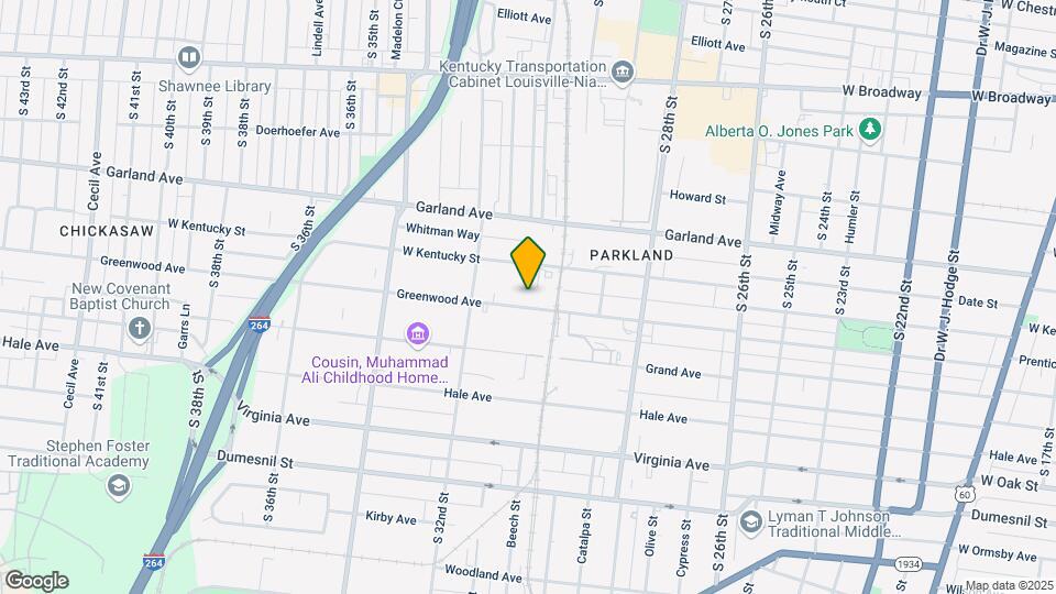 3025 Greenwood Ave Map and Location Details