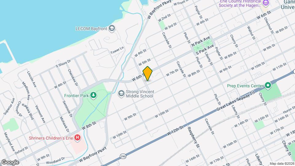 1164 W 7th St Map and Location Details