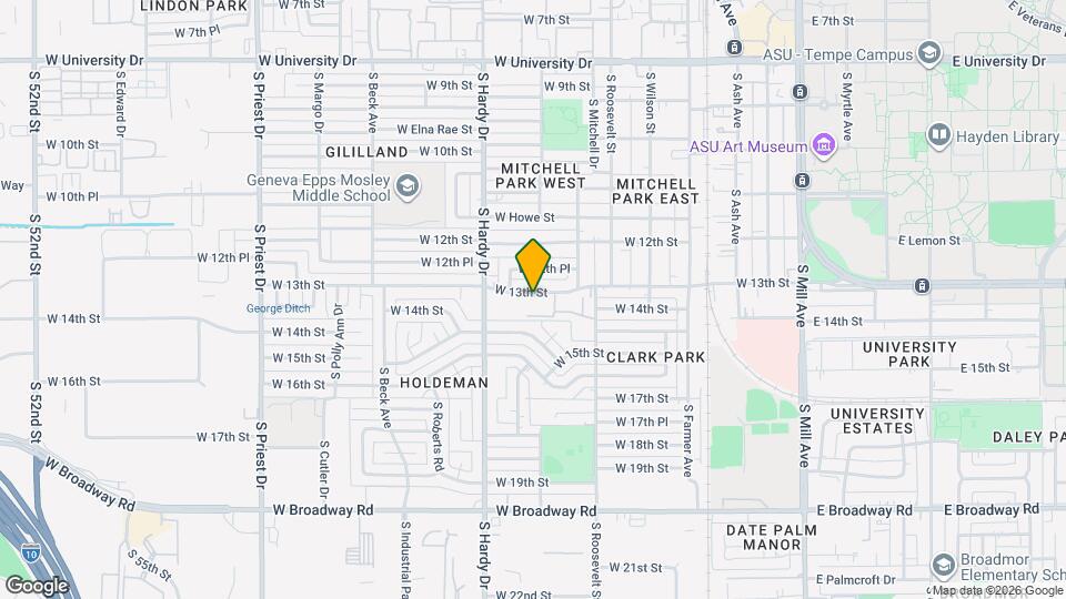 723 W 13th St Map and Location Details