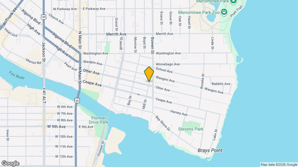 704 Otter Ave Map and Location Details