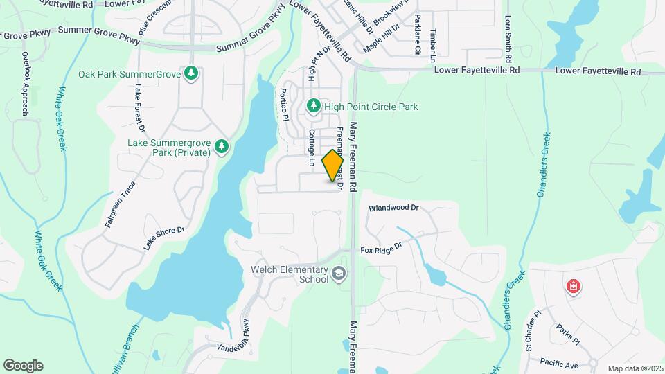 319 Freeman Forest Dr Map and Location Details