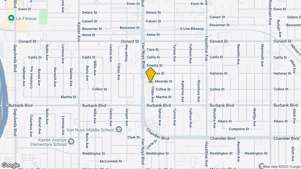 5717 Tilden Ave Map and Location Details