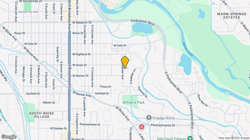 1612 S Londoner Ave Map and Location Details