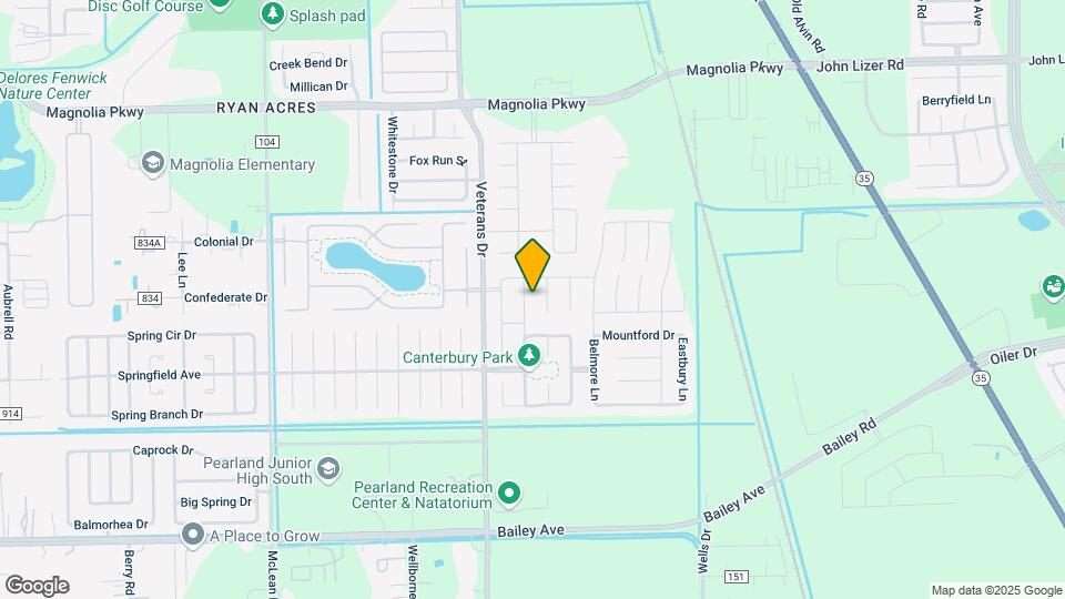 3607 Canterbury Park Dr Map and Location Details