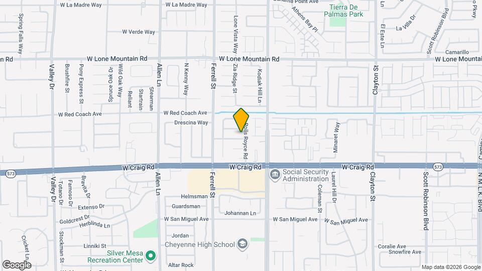 3106 Alfa Romero Ave Map and Location Details