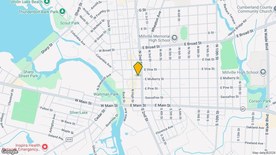 116 E Mulberry St, Unit A Map and Location Details