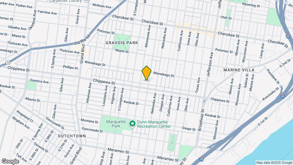 3737 Pennsylvania Ave Map and Location Details